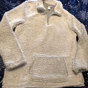 🤩🟣5FOR 25 DEAL 🟣worn once Sherpa half zip🤩